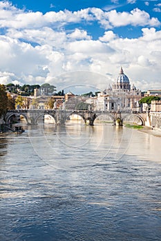 St. PeterÃ¢â¬â¢s Basilica in Rome, Italy photo